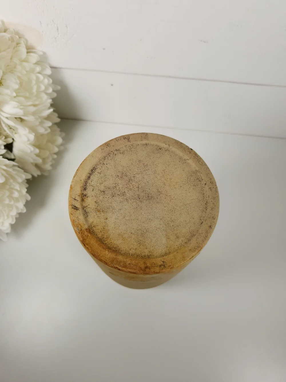 Antique Stoneware Canning Crock Jar 8